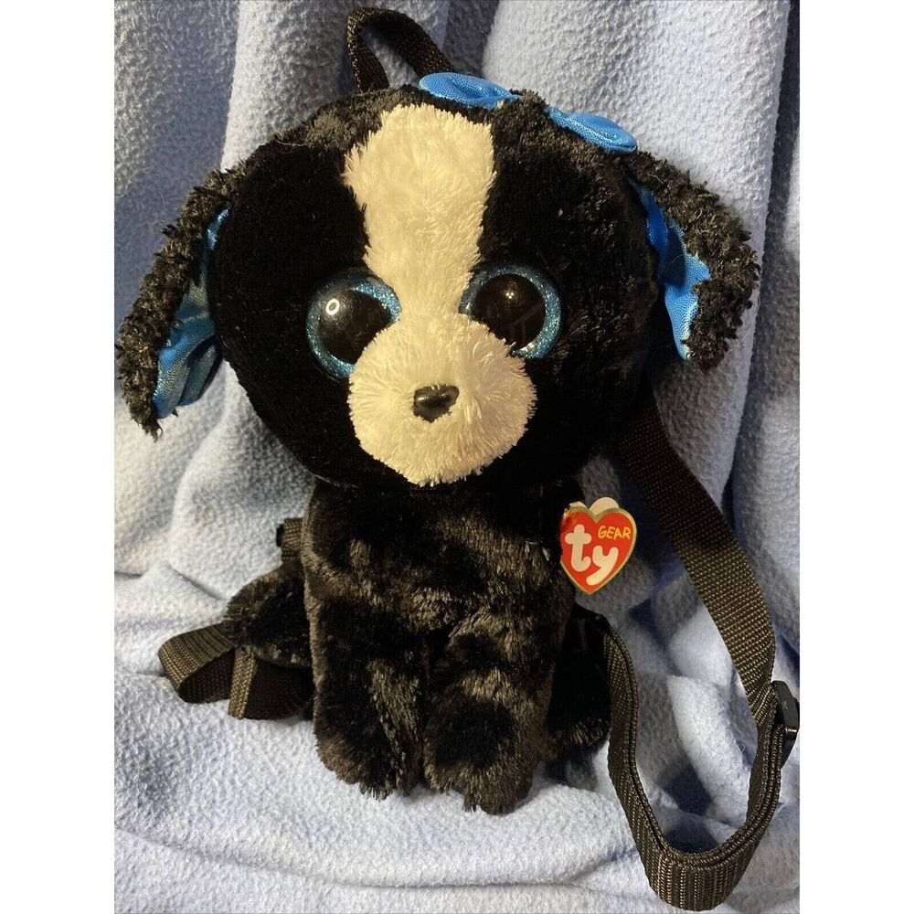 TY Gear Backpack 2018 TRACEY the Dog 10” Plush Bag Children's Bag Backpack NWT